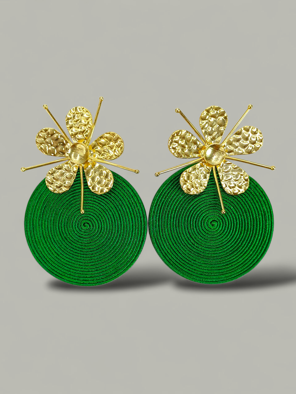 Arete Soutache topo Flor 7