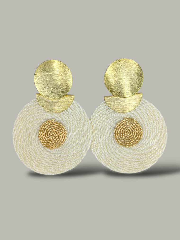 Maxi Arete en base color con Alambrismo 1