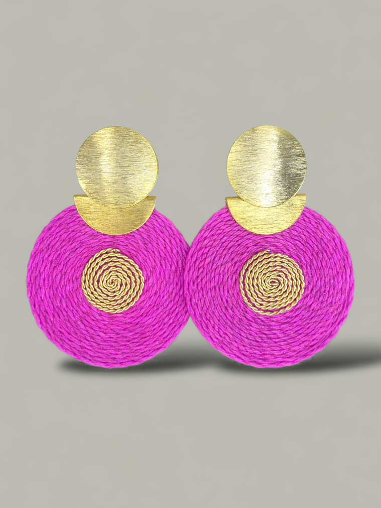 Maxi Arete en base color con Alambrismo 4