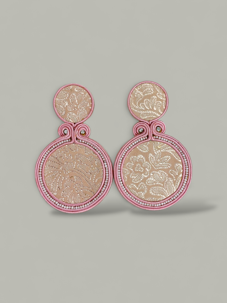 Maxi Arete Doble en Cuero 1