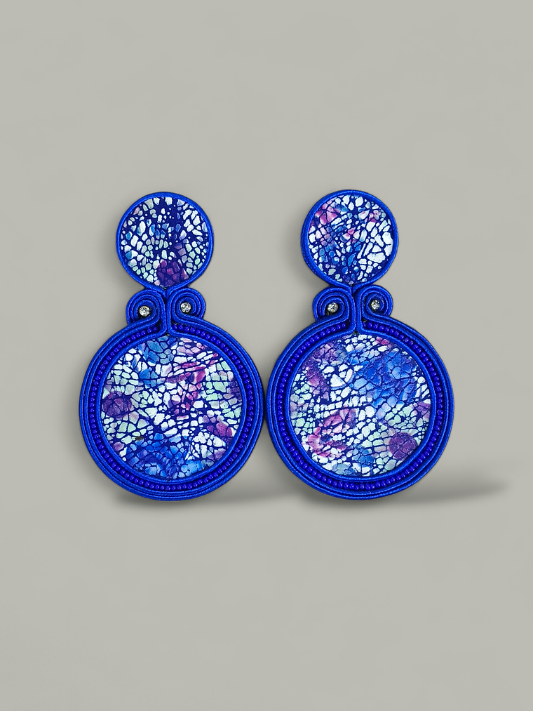 Maxi Arete Doble en Cuero 3