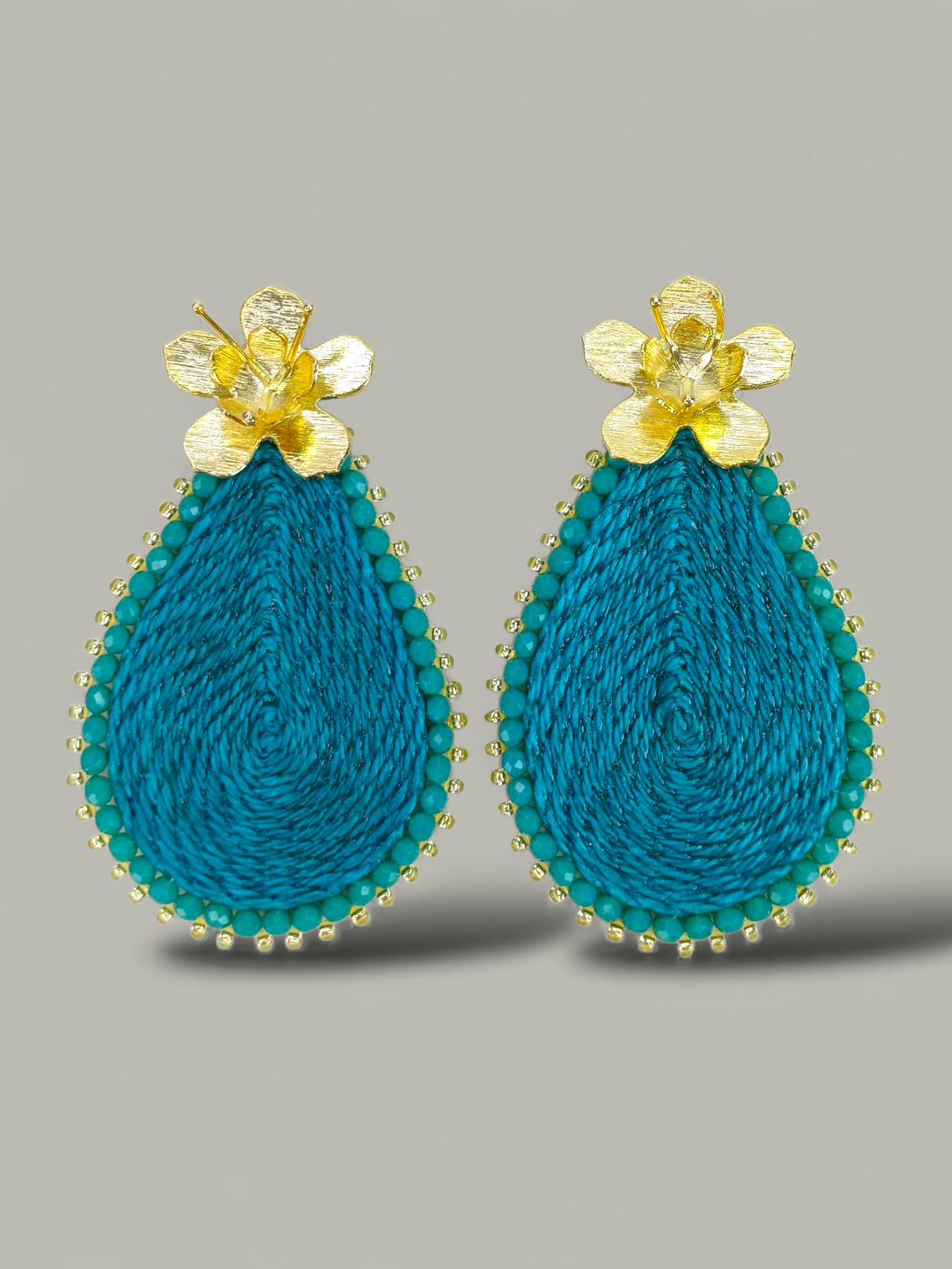 Maxi Arete Tejido en Gota 2