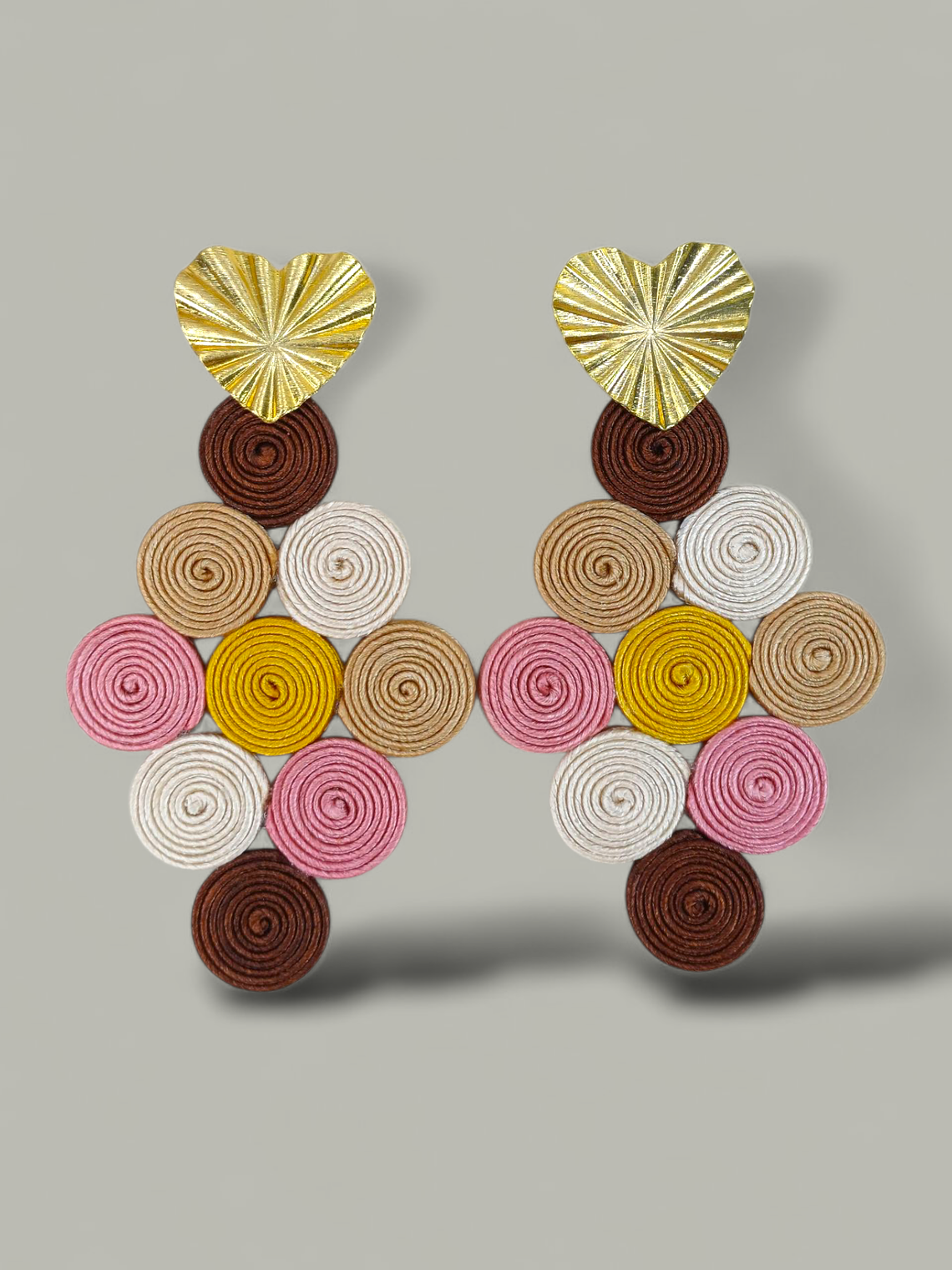 Maxi Arete soutache Rombo 2