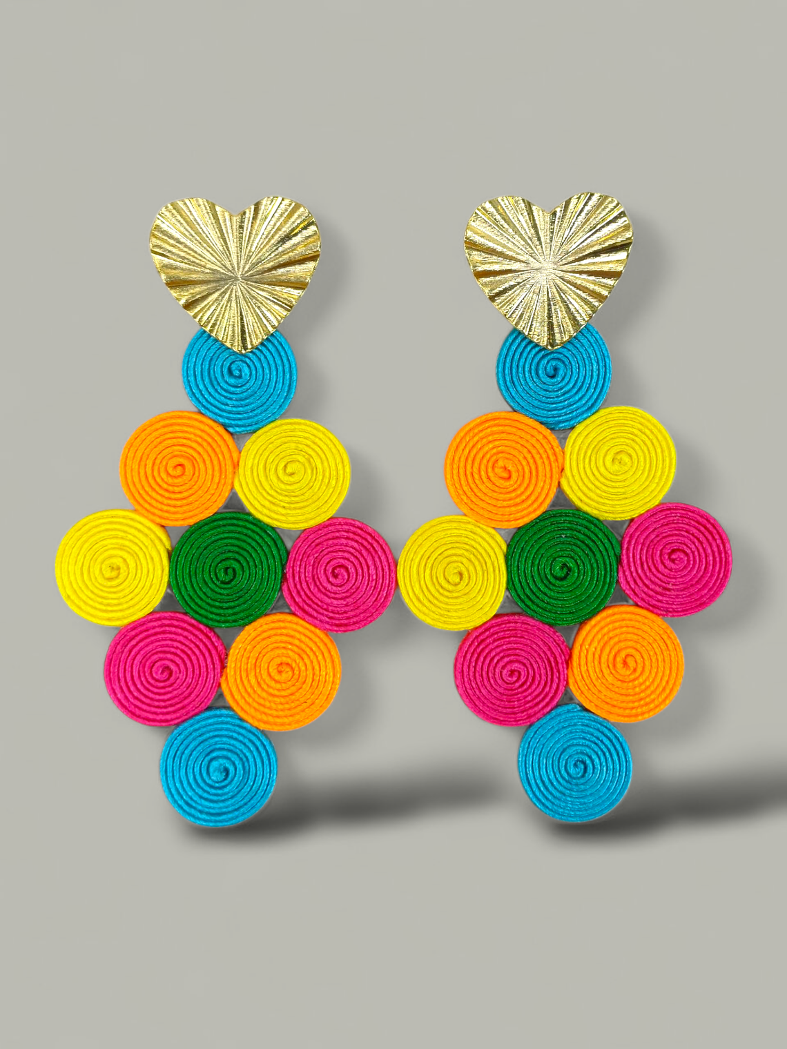 Maxi Arete soutache Rombo 3