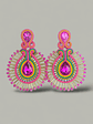Maxi Arete Soutache con canutillo - Miniatura 3