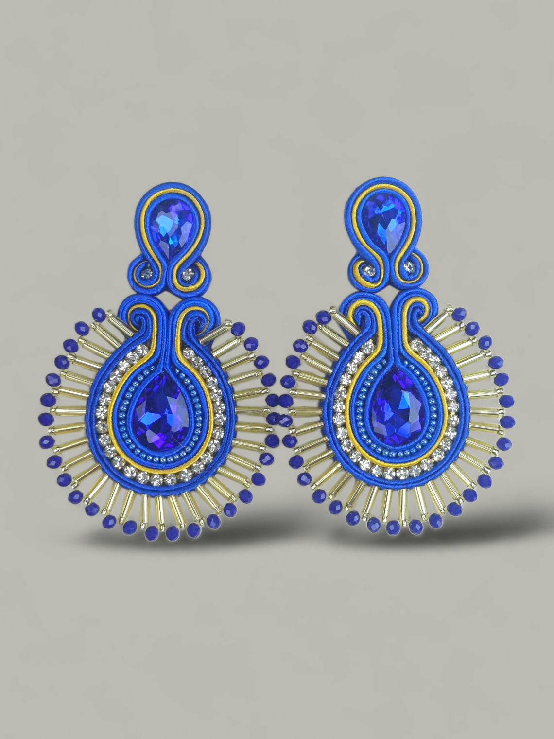 Maxi Arete Soutache con canutillo 6
