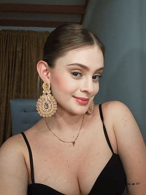 Maxi Arete Soutache Cristales