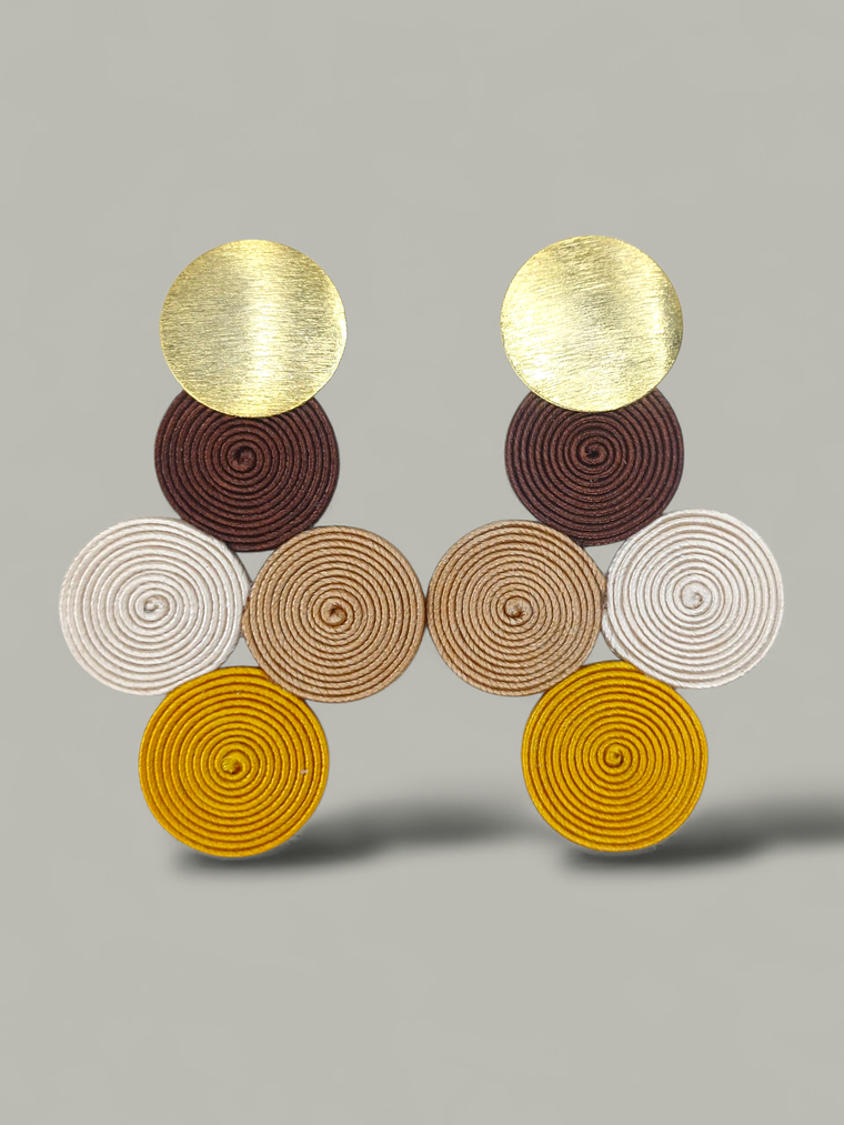 Maxi Arete Soutache 4 Circulos 5