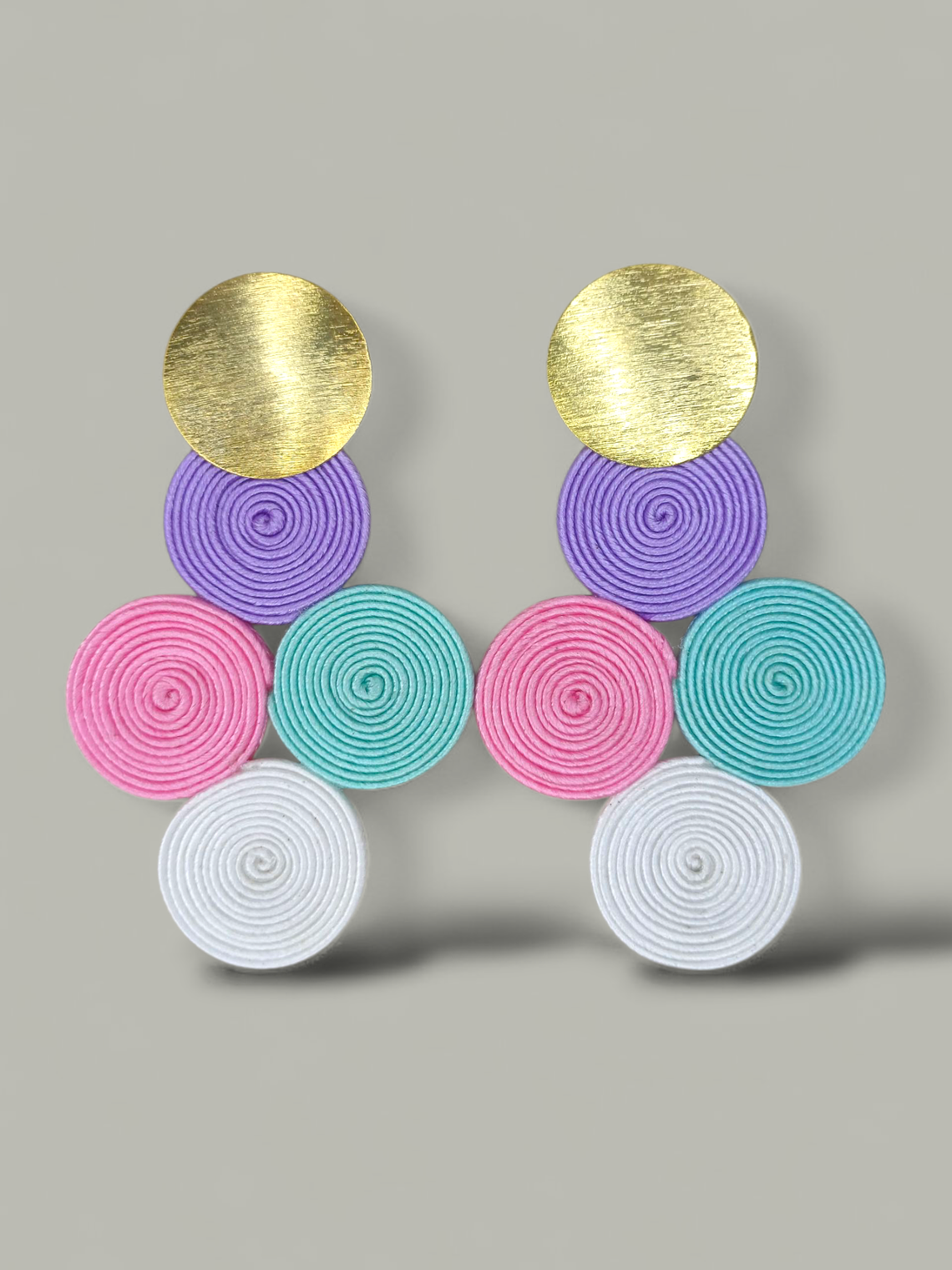 Maxi Arete Soutache 4 Circulos 11