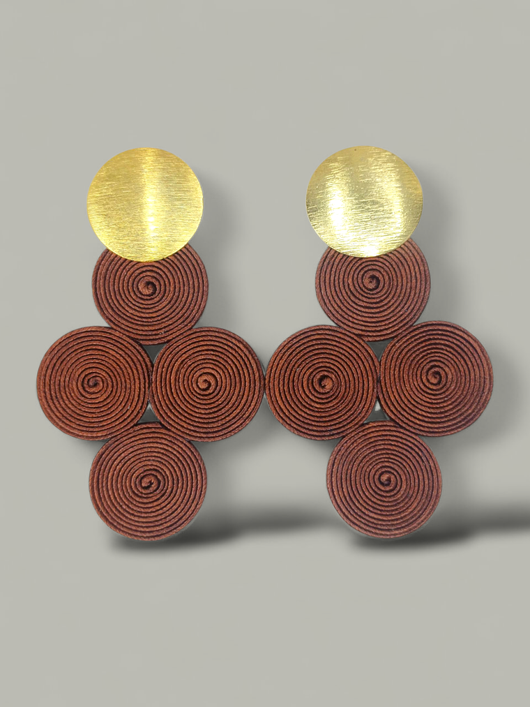 Maxi Arete Soutache 4 Circulos 12