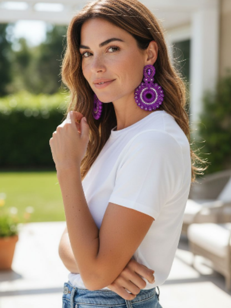 Maxi Arete En soutache cristales 1