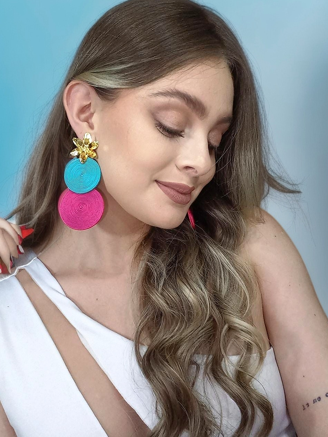 Maxi Arete Soutache Doble 1