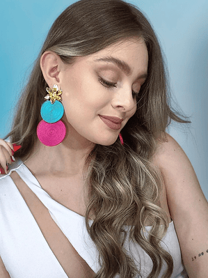 Maxi Arete Soutache Doble