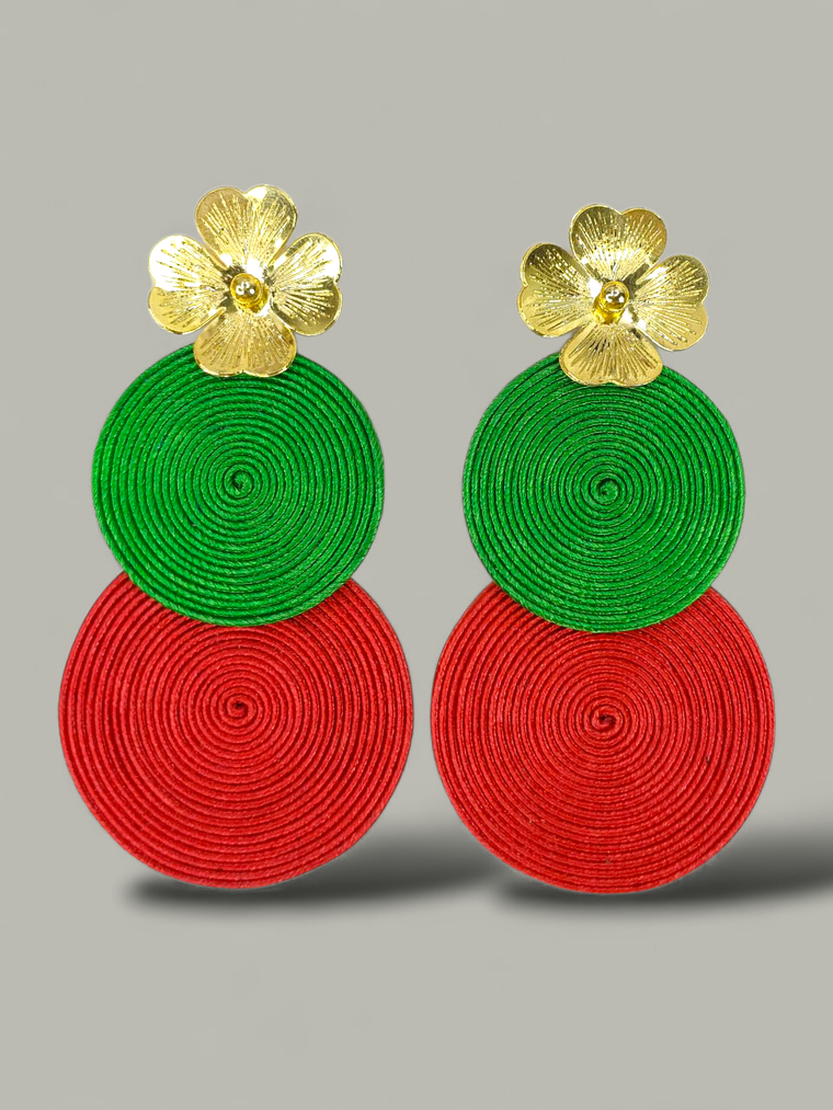 Maxi Arete Soutache Doble 5