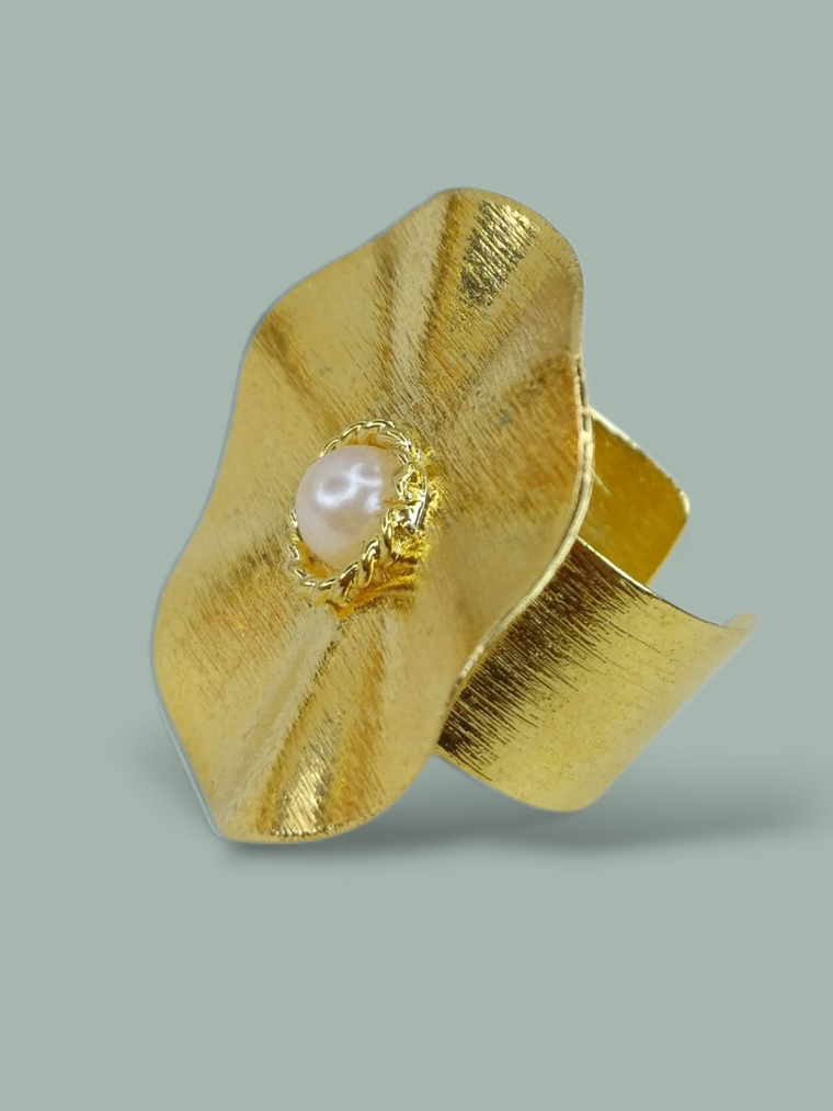 Anillo Redondo con perla 2