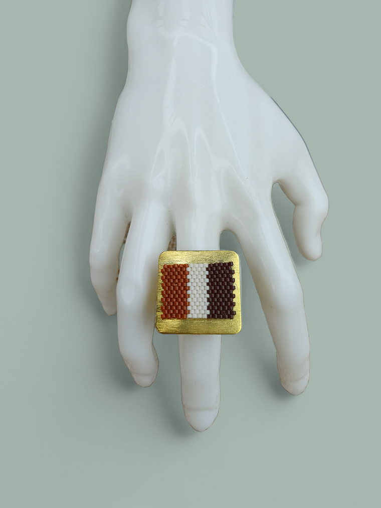 Anillo Plano Miyuki 3