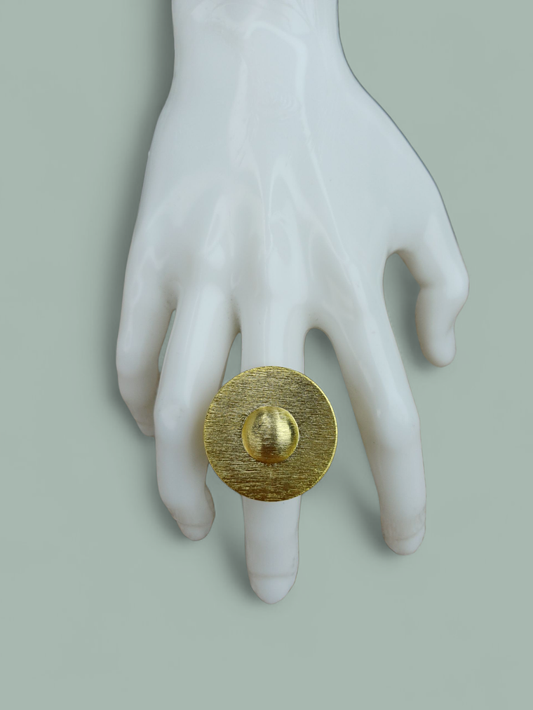 Anillo Bronce Cóncavo 2