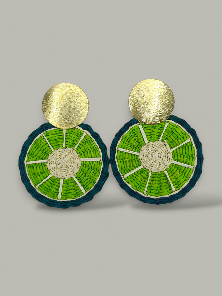 Arete de Frutas en Palma de iraca 2