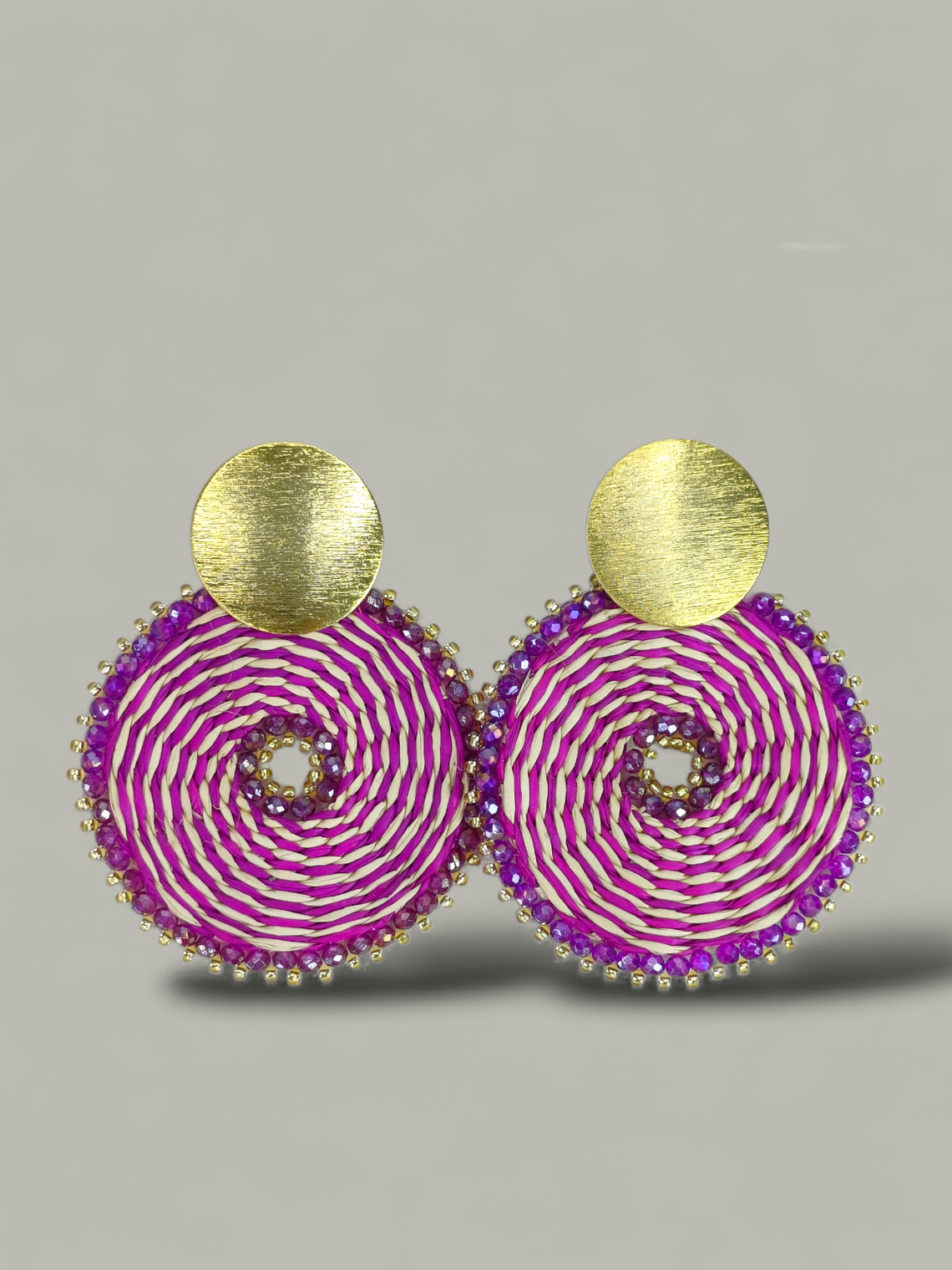 Maxi Arete En palma de iraca 2