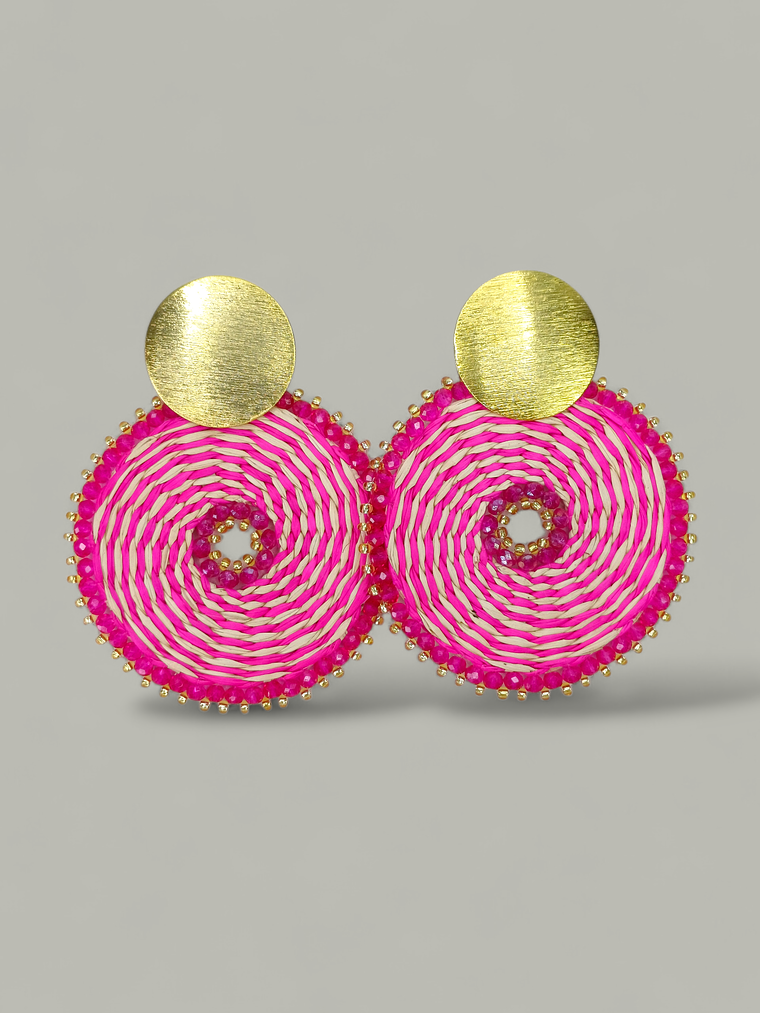 Maxi Arete En palma de iraca 3