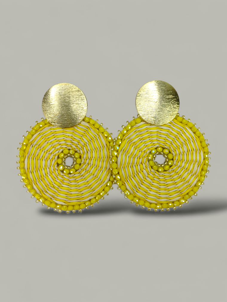 Maxi Arete En palma de iraca 4