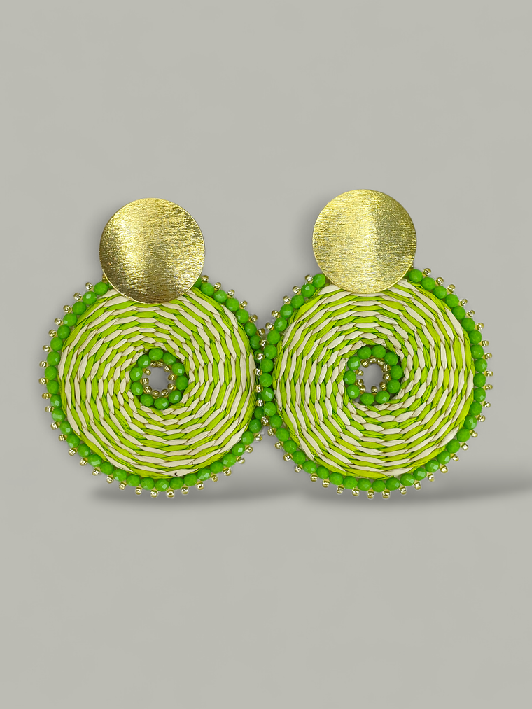 Maxi Arete En palma de iraca 5