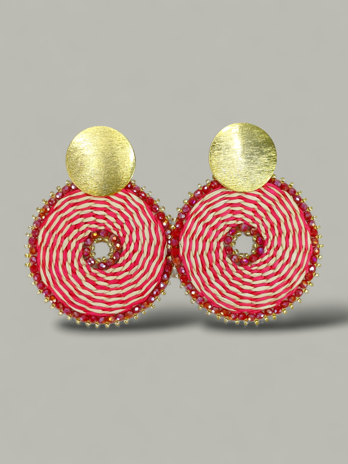 Maxi Arete En palma de iraca 7