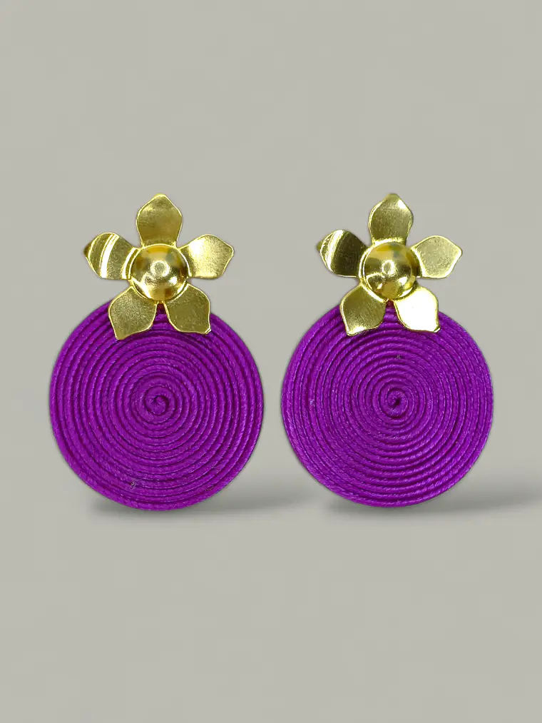 Mini Arete en Soutache  6