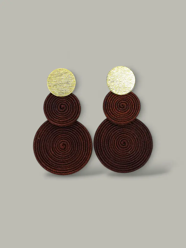 Aretes Mini Doble soutache 5