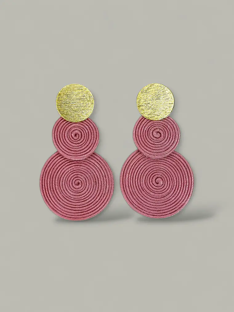 Aretes Mini Doble soutache 6