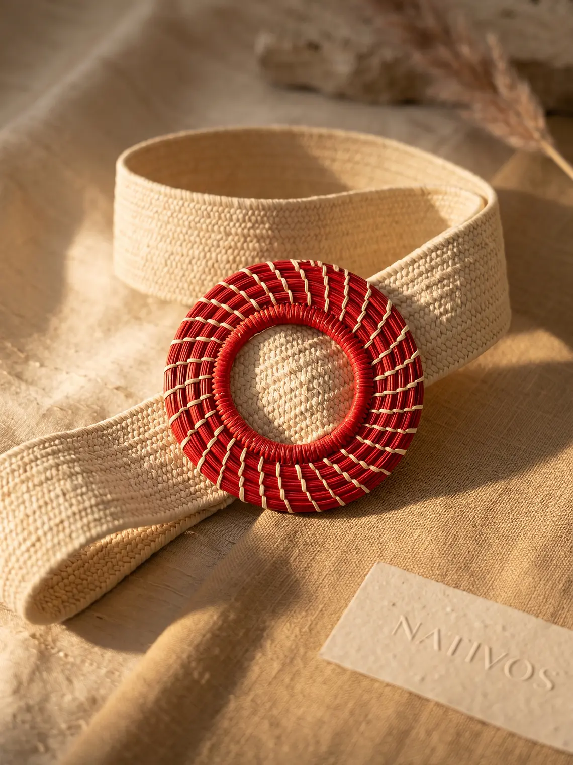 Cinturón Hebilla Roja 2