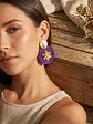 Maxi Arete Base Con Flor  - thumbnail 1