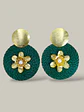 Maxi Arete Base Con Flor  - thumbnail 3