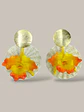 Maxi Arete Orquídea con Iraca - thumbnail 2