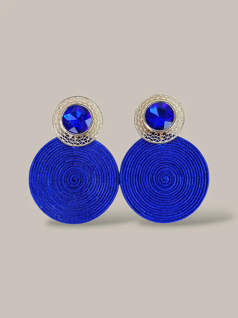 Arete Soutache Cristales  6