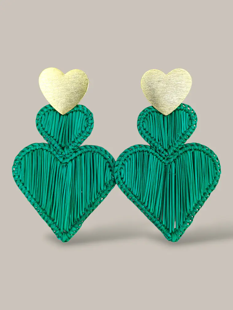 Maxi Aretes en Corazones  3