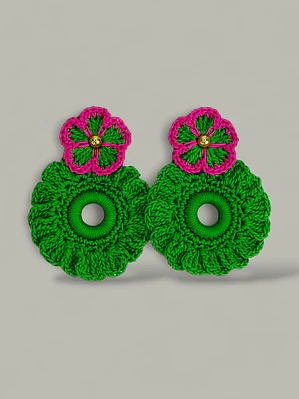 Maxi Arete en Crochet- Mayorista