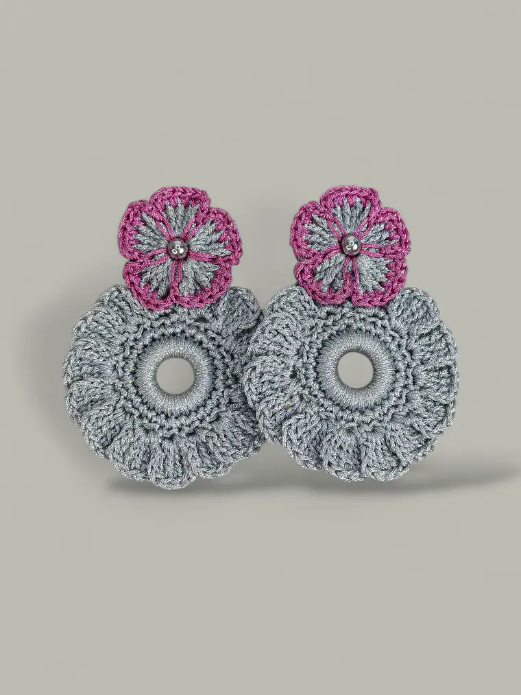 Maxi Arete en Crochet- Mayorista 3