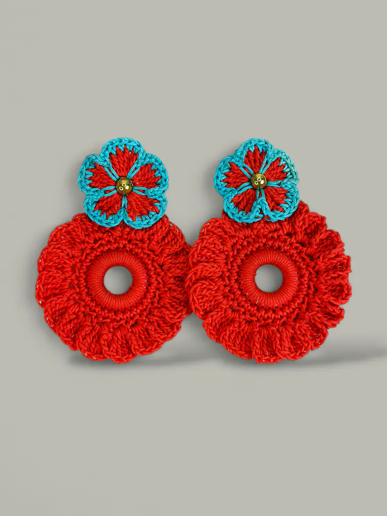 Maxi Arete en Crochet- Mayorista 4