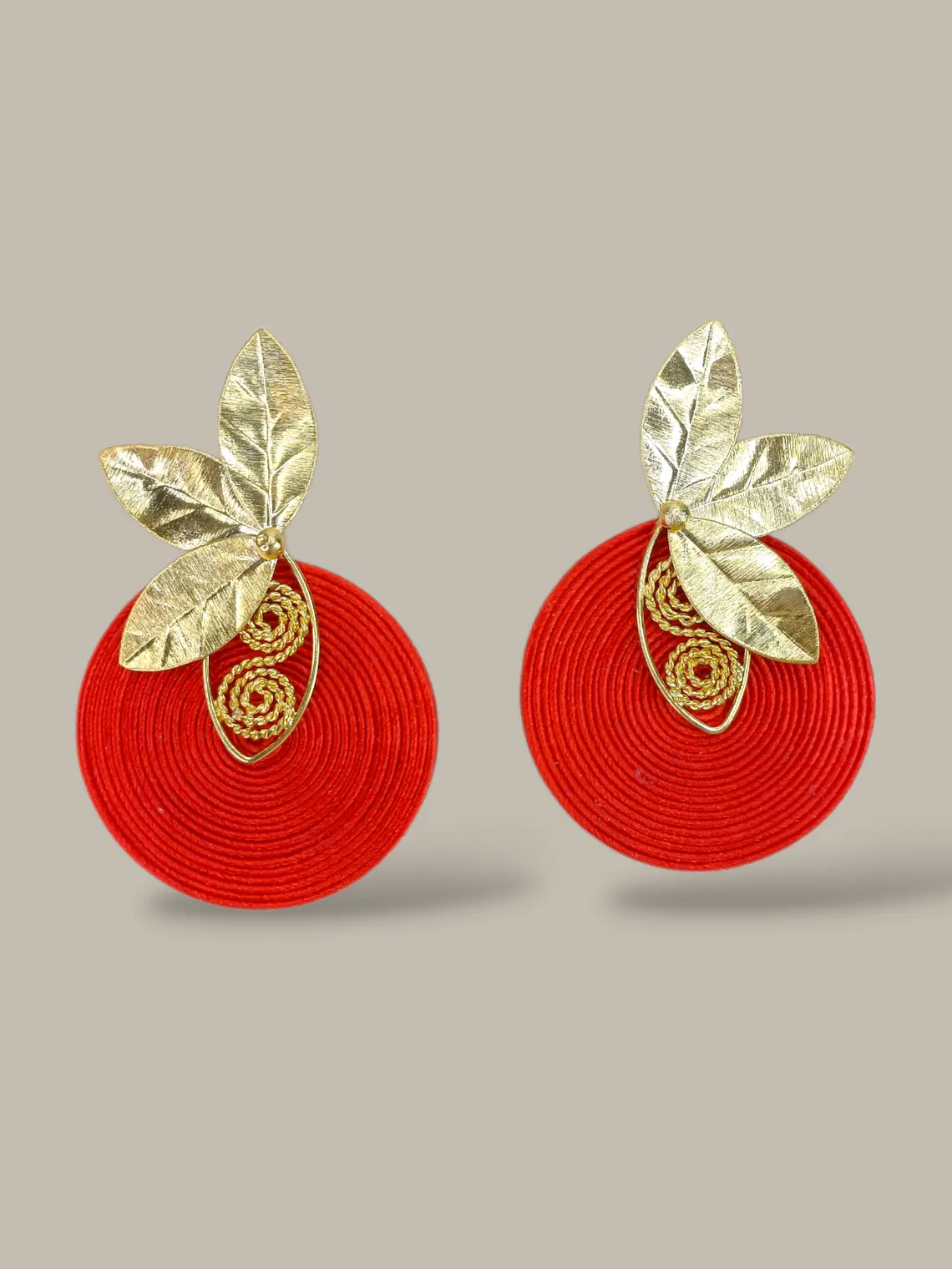 Maxi Arete Media flor Soutache 4