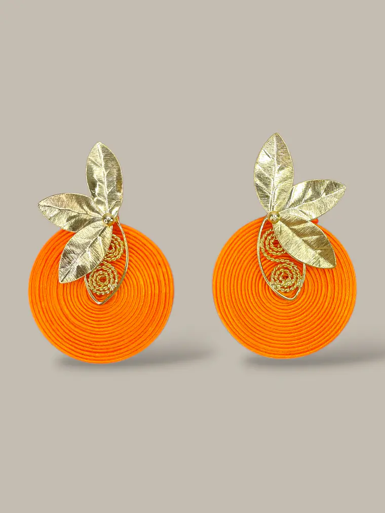 Maxi Arete Media flor Soutache 5