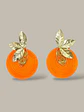 Maxi Arete Media flor Soutache - Miniatura 5