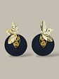 Maxi Arete Media flor Soutache - Miniatura 7