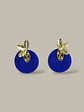 Aretes Mini soutache media flor - Miniatura 3