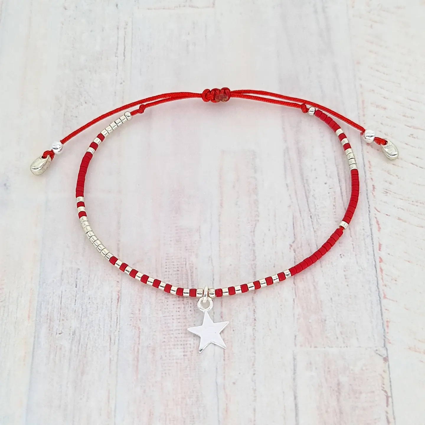 Macramé Roja Estrella 2