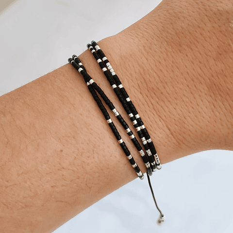 Pulsera Andrea Noche Plateada