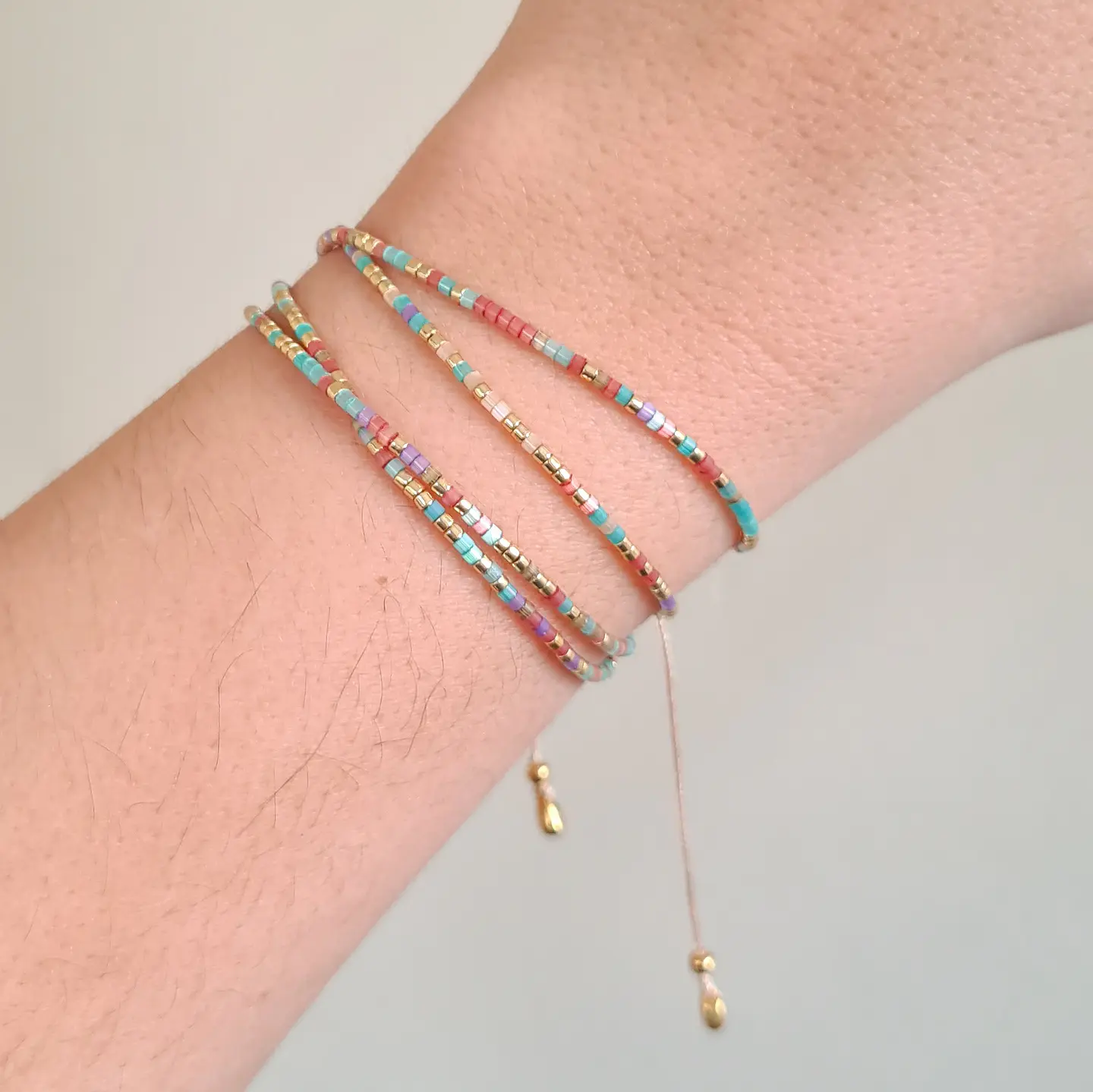 Pulsera Andrea Iris Dorada 3