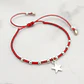 Macramé Estrella Pelotitas Roja - Miniatura 1