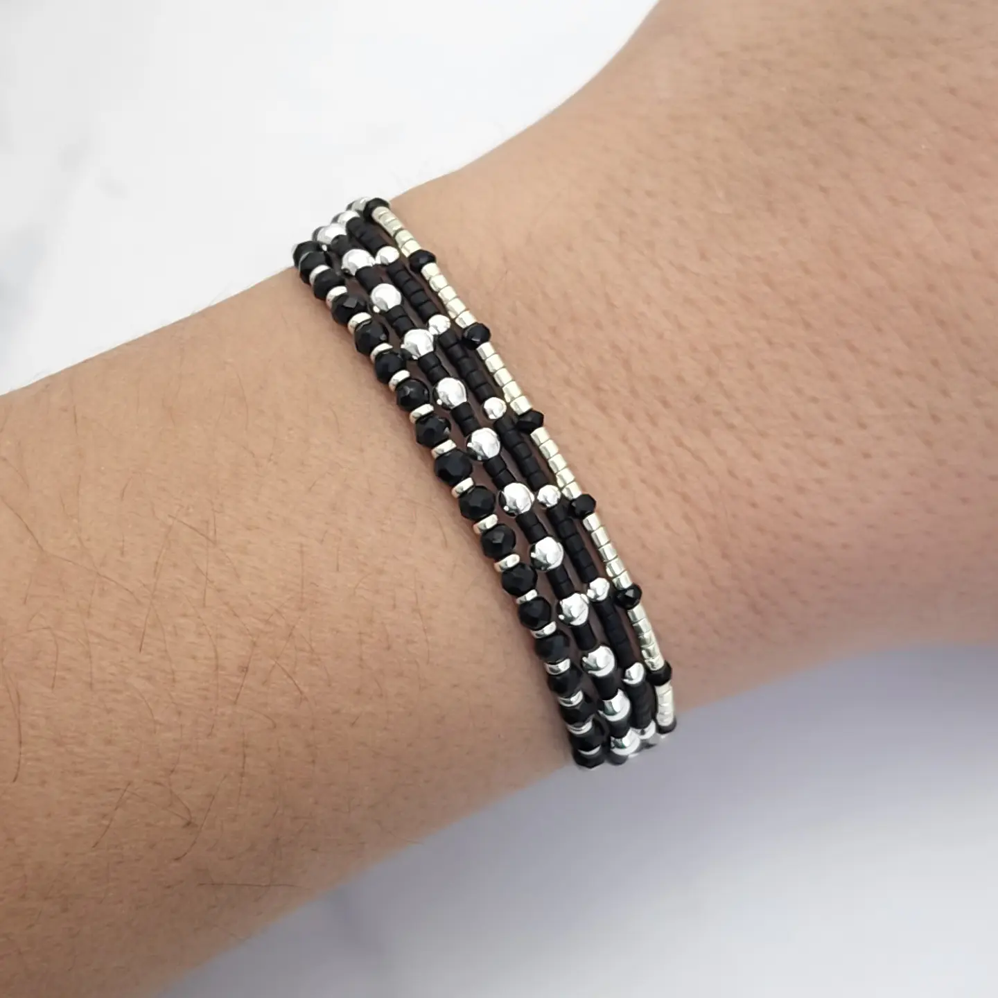 Macramé Cuatro Negra 3