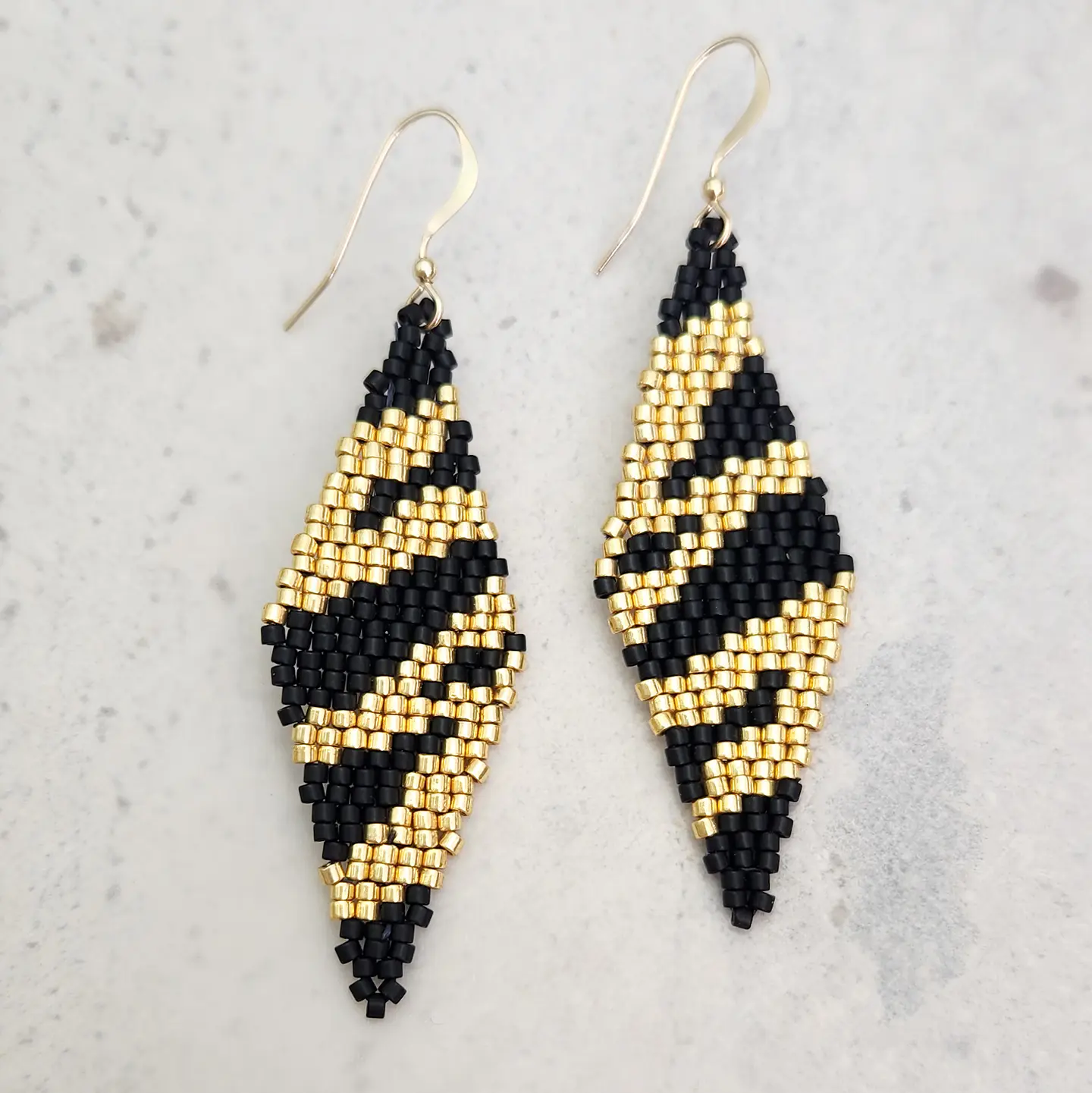 Aros Rombo Tejido Zebra 1
